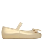 Buty dla dziewczynek - Baleriny Melissa Mini Melissa Sophie Crush Inf 37837 Żółty - miniaturka - grafika 1