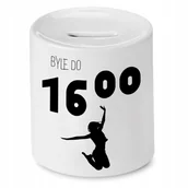 Skarbonki - SKARBONKA ŚMIESZNA ZABAWNA BYLE DO 16:00 PREZENT z Nadrukiem ze Zdjęciem + Opakowanie na prezent (wzór 01) - miniaturka - grafika 1