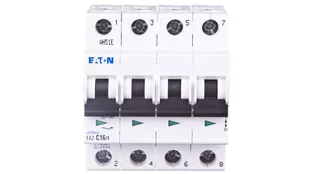 Eaton Wyłącznik nadprądowy 4P C 16A 15kA AC FAZ C16/4 279061 279061 - Bezpieczniki elektryczne - miniaturka - grafika 1