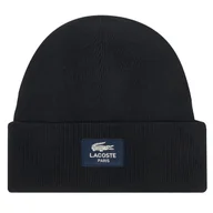 Czapki męskie - Czapka Lacoste RB3046 Czarny - miniaturka - grafika 1