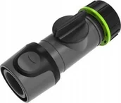 Inne akcesoria do nawadniania - Stalco Szybkozłącze przelotowe z zaworem 1/2 tworzywo sztuczne - miniaturka - grafika 1