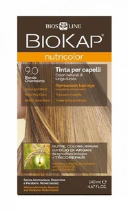 BIOS LINE S.P.A. BIOS LINE S.P.A BIOKAP Nutricolor farba do włosów 9.0 Bardzo Jasny Blond 140 ml 7042989 - Farby do włosów i szampony koloryzujące - miniaturka - grafika 1