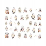 Lakiery hybrydowe - Naklejki wodne A1264 łapacze snów - do zdobień na lakier hybrydowy i klasyczny, żel uv i akryl - miniaturka - grafika 1
