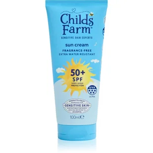Childs Farm Suncare Sun Cream krem do opalania SPF 50+ bezzapachowy 100 ml - Kosmetyki kąpielowe dla dzieci - miniaturka - grafika 1