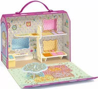 Lalki dla dziewczynek - Podróżny domek dla lalek Djeco Bluchka i Tinyly - miniaturka - grafika 1