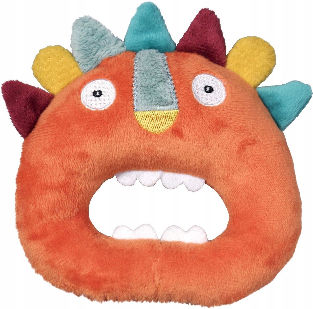 Grzechotka pluszowa Lew Woogy dla niemowląt od 0mc