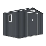 Altany ogrodowe - Domek na narzędzia HUDSON 9x6 Cold Grey - miniaturka - grafika 1