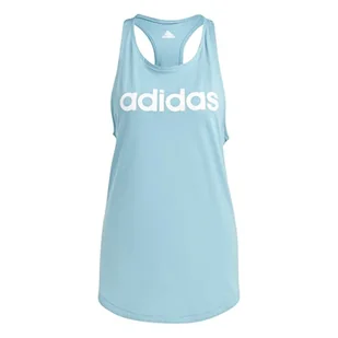 adidas W Lin TK Biustonosz tank top Damski, Preloved niebieski/biały, XS - Koszulki i topy damskie - miniaturka - grafika 1