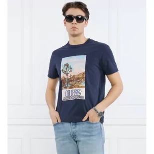 GUESS T-shirt DESERT PHOTO | Regular Fit - Koszulki męskie - miniaturka - grafika 1