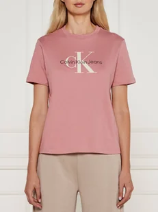 Koszulka damska bawełniana Calvin Klein 00040WL260-VCE XS Różowa (8720639654758) - Koszulki i topy damskie - miniaturka - grafika 1