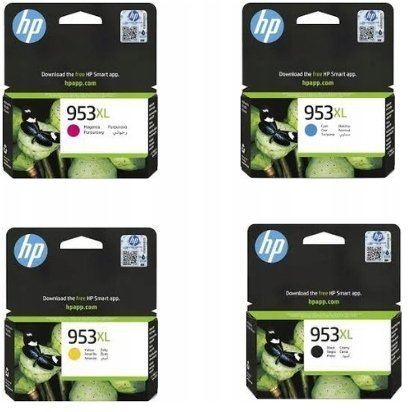 Tusz HP Komplet tuszy 953XL L0S70AE+F6U16AE+F6U17AE+F6U18AE