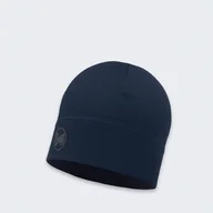 Czapki damskie - Czapka wełniana Buff Safety Merino Wool 1 Layer Solid Navy - miniaturka - grafika 1
