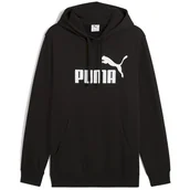 Bluzy sportowe męskie - Męska bluza Puma ESS No. 1 Logo Hoodie FL Rozmiar: XL / Kolor: czarny - miniaturka - grafika 1