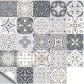 Naklejki na ścianę - Naklejki na płytki ścienne, naklejki na płytki podłogowe DIY, naklejki ścienne do kuchni, salonu, łazienki, dekoracji domu (20 * 20 cm) (24 szt.) - miniaturka - grafika 1