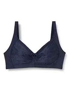 Naturana Biustonosz damski z miękkim kubkiem z pełnym zakryciem, Ciemnoniebieski, 85C - Biustonosze - miniaturka - grafika 1