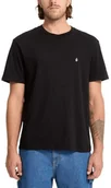 Koszulki męskie - t-shirt VOLCOM STONE BLANKS BSC SST BLACK - miniaturka - grafika 1