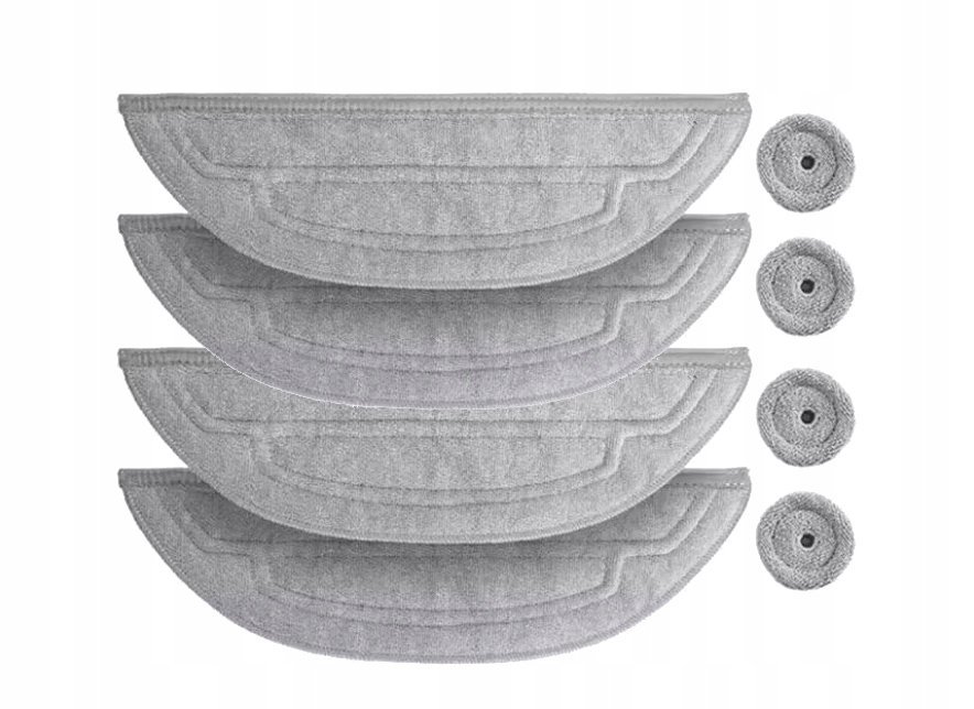 8x MOPY do Roborock S8 MaxV Ultra, S8 Max, nakładka mopująca ściereczka