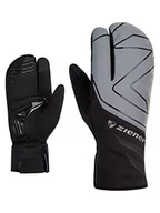 Rękawiczki - Ziener Unisex DALYO rękawiczki rowerowe, zimowe |wodoszczelne, Soft-Shell, wyściełane, czarno-metaliczny srebrny, 11 - miniaturka - grafika 1