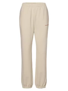 Calvin Klein Jeans - Damskie spodnie dresowe, beżowy - Spodnie sportowe damskie - miniaturka - grafika 1