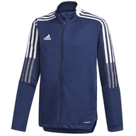 Bluzy dla dziewczynek - Adidas, Bluza dziecięca, TIRO 21 Track Jacket Junior GK9662, granatowy, rozmiar 152 - miniaturka - grafika 1