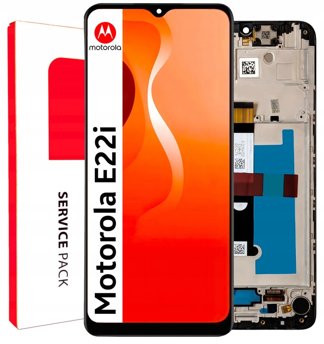 Wyświetlacz do Motorola Moto E22i Ekran LCD Ramka Oryginał Zila 5904858381845