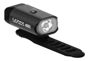 LEZYNE Mini Drive 400 Black/Hi Gloss - Lampki rowerowe - miniaturka - grafika 1