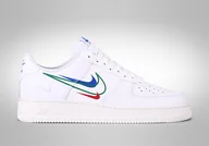 Koszykówka - NIKE AIR FORCE 1 LOW MULTI SWOOSH GREEN WHITE - miniaturka - grafika 1