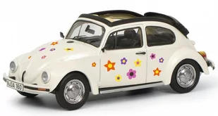Schuco Vw Kaefer Open Air Blumen White 1:43 450389600 - Samochody i pojazdy dla dzieci - miniaturka - grafika 1