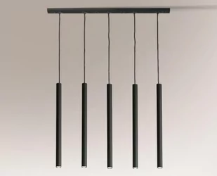 Shilo lampa wisząca Yabu 5xMR11 czarna 5528 - Lampy sufitowe - miniaturka - grafika 1