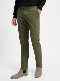 Tommy Hilfiger Spodnie - Denton Mężczyźni Bawełna zielony jednolity, 31-32 - Spodnie męskie - miniaturka - grafika 1