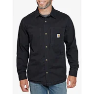 Koszule męskie - Koszula turystyczna męska Carhartt Fleece Lined Snap Front Shirt Jac - miniaturka - grafika 1