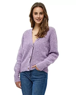 Swetry damskie - Peppercorn Damski kardigan Geannie 3, Bougainvillea Lilac Melange, XXL - grafika 1