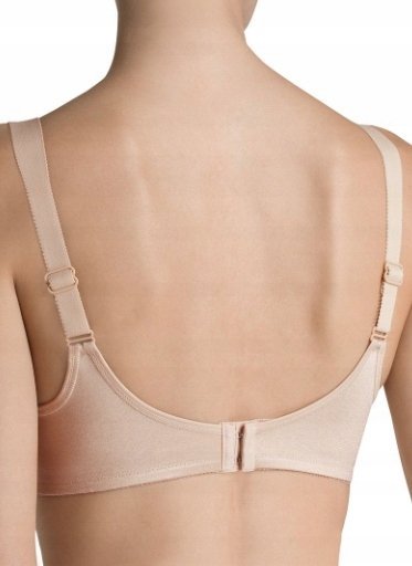 TRIUMPH BIUSTONOSZ DAMSKI BEŻOWY Z HAFTAMI 75C JGN