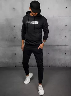 Dres męski czarny Dstreet AX0694-XL - Dresy męskie - miniaturka - grafika 1