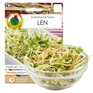 Nasiona i cebule - LEN NASIONA NA KIEŁKI WITAMINA C A E BEZ GMO 10g - miniaturka - grafika 1