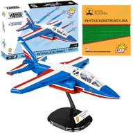 Klocki - KLOCKI COBI 5841 Samolot Alpha Jet Patrouille de France AF 387 El. + PŁYTKA - miniaturka - grafika 1