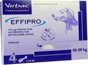 Artykuły przeciw pasożytom - Virbac Effipro M 4 x 1,34 ml Pies - miniaturka - grafika 1