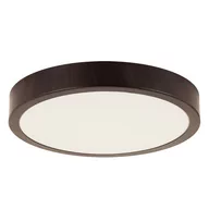 Lampy sufitowe - Plafoniera Led Atut 04150 Ideus 18W 4100K metalowa okrągła brązowa - miniaturka - grafika 1