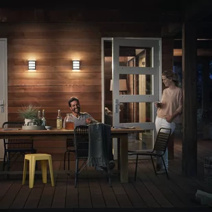Philips Python kinkiet LED 2 700 K antracyt - Lampy ogrodowe - miniaturka - grafika 1