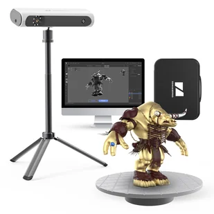 Skaner 3D 3DMakerpro Lynx edycja luksusowa, precyzja 0,10mm, rozdzielczość 0,30mm, częstotliwość 10fps - Biały - Drukarki 3D - miniaturka - grafika 1