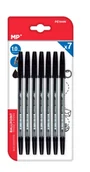 Długopisy - Zestaw Czarnych Długopisów (7 Sztuk) Mp - miniaturka - grafika 1