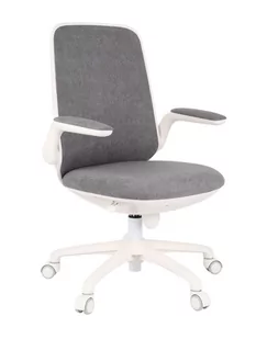Fotel biurowy, krzesło biurowe -10% z kodem MARZYCIEL - Krzesło biurowe obrotowe Easy White Szare, dla dziecka - Fotele i krzesła biurowe - miniaturka - grafika 1