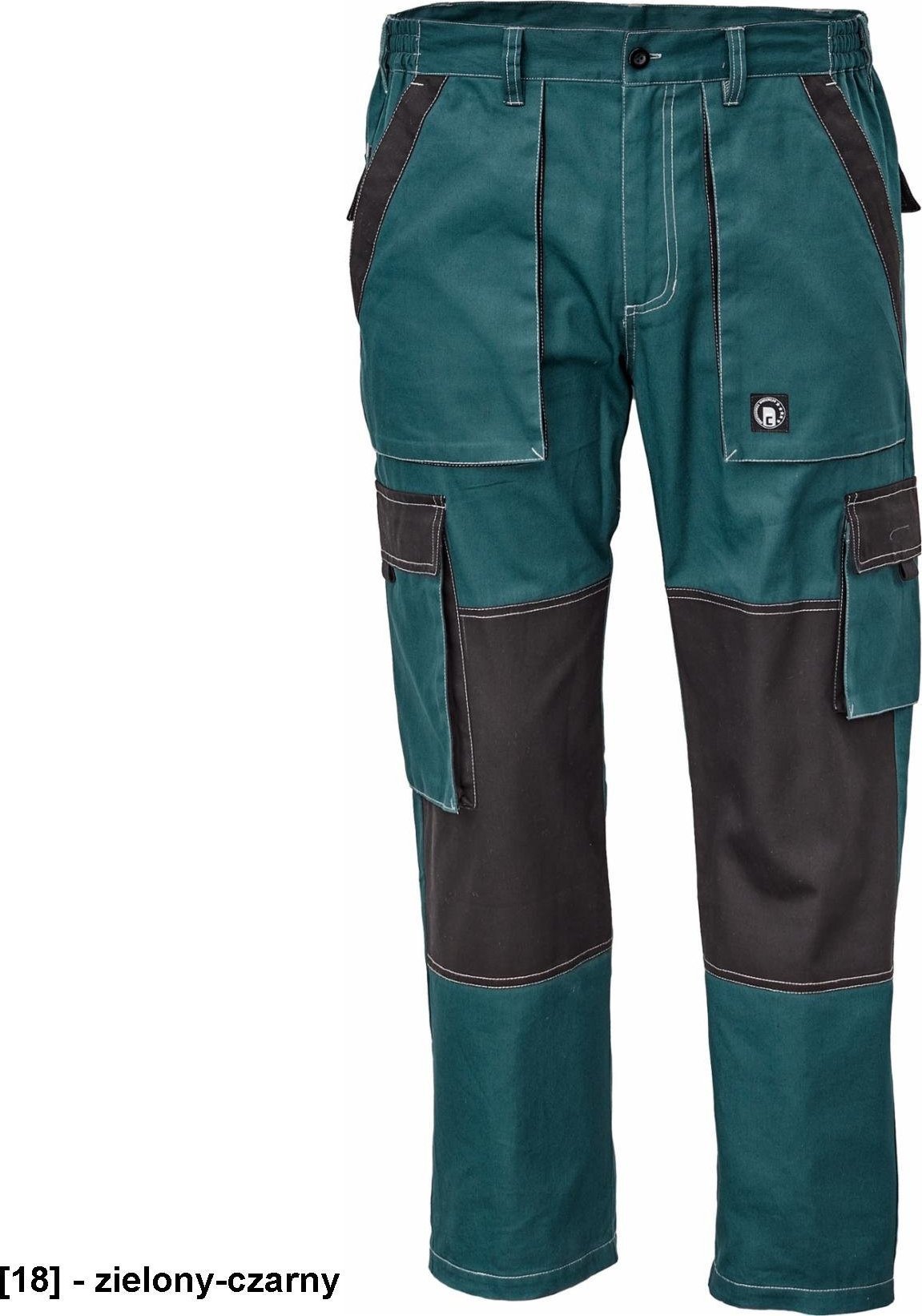 CERVA MAX SUMMER - spodnie - zielony-czarny 50