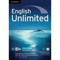Książki do nauki języka angielskiego - Cambridge University Press English Unlimited Intermediate Coursebook with e-Portfolio DVD-ROM - Alex Tilbury, Theresa Clement - miniaturka - grafika 1