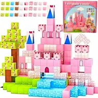 Klocki - 213 EL KLOCKI MAGNETYCZNE ZAMEK DLA DZIEWCZYNKI SZEŚCIANY DOMEK KLOCKI - miniaturka - grafika 1