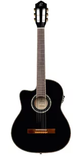 Ortega RCE145-BK-L gitara elektroklasyczna z pokrowcem, leworęczna - Gitary klasyczne - miniaturka - grafika 1