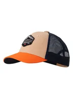 Czapki dla dzieci - Trollkids Czapka "Femund" w kolorze beżowo-pomarańczowo-granatowym - miniaturka - grafika 1