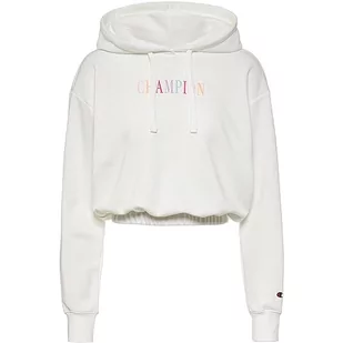 Champion Damska bluza z kapturem Legacy Graphics Powerblend Crop Boxy, biała, XS - Bluzy damskie - miniaturka - grafika 1