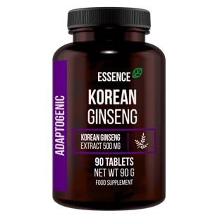 Sport Definition ESSENCE Żeń-Szeń Koreański 90tabs Zen Szen - Witaminy i minerały dla sportowców - miniaturka - grafika 2