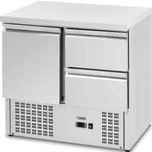 Stół chłodniczy z blatem roboczym 1 komora 2 szuflady 2-10 C 230 l 235 W - Stoły gastronomiczne - miniaturka - grafika 1